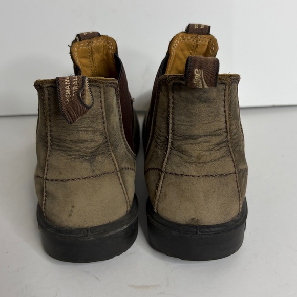 Blundstone Boots Womens AU 3 US 6 Rustic Brown Leather Chelsea Classic 585 - Picture 4 of 13